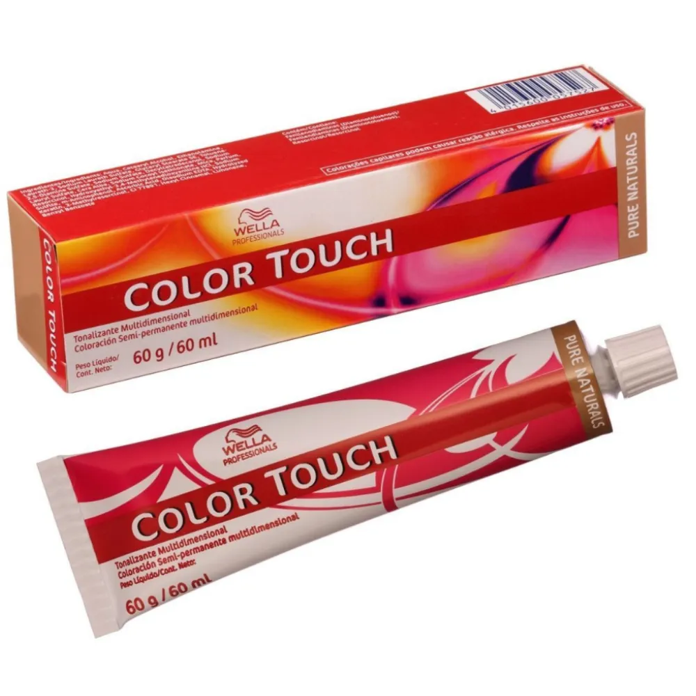 Wella Crema Colorante Color Touch Sin Amoniaco 60ml - 4.6 Castaño Medio Violeta - Imagen 1